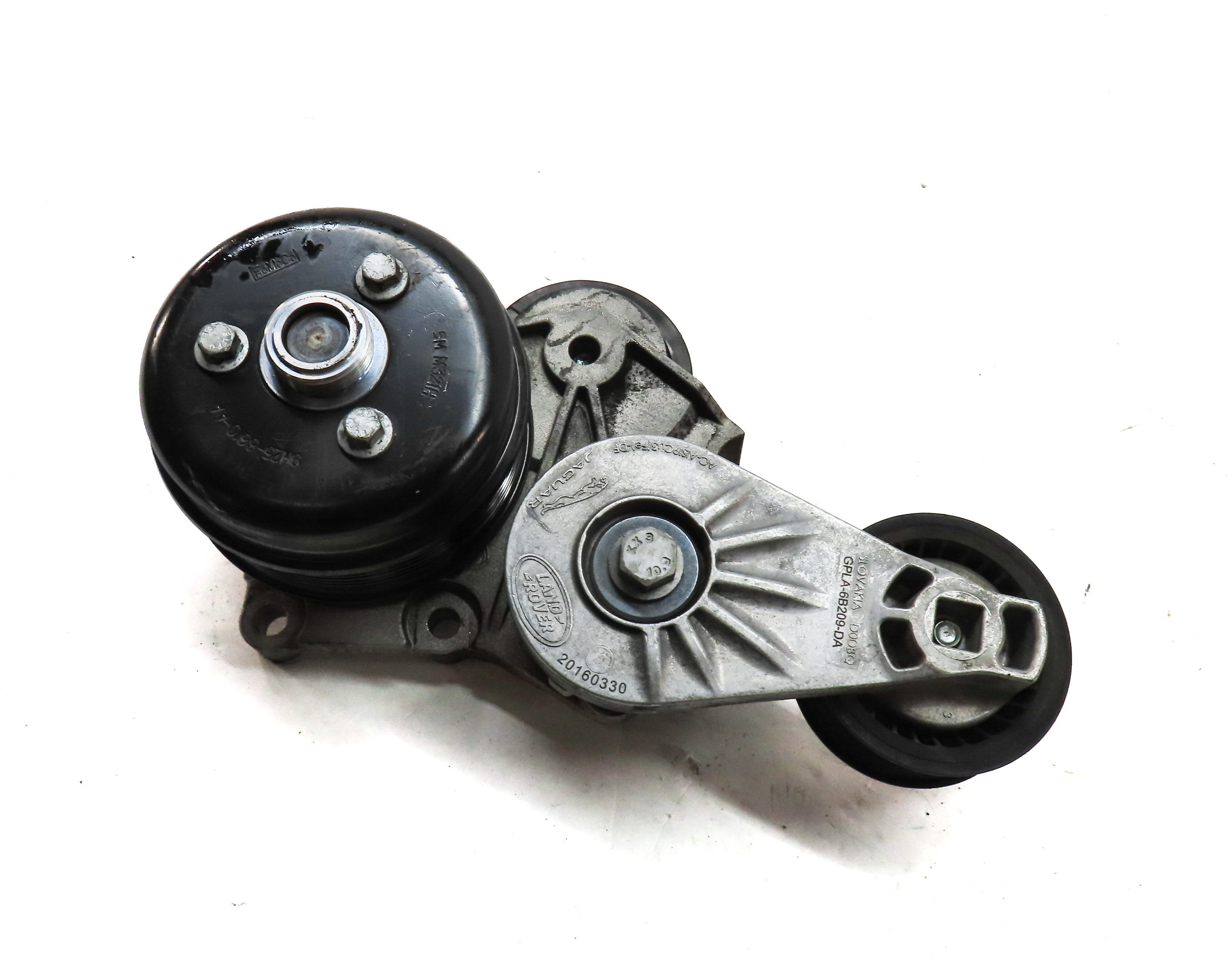 2016 LAND RANGE ROVER (L405) 5.0L SUPER ENGINE BELT TENSIONER PULLEY — exact item pictured